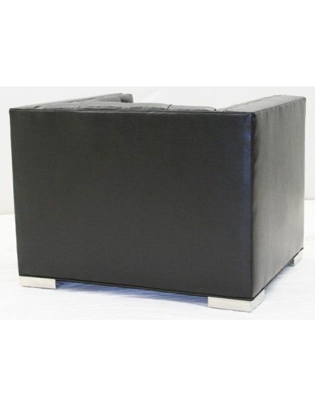 Amercian-Made Modern Leather Sofa Chair-76