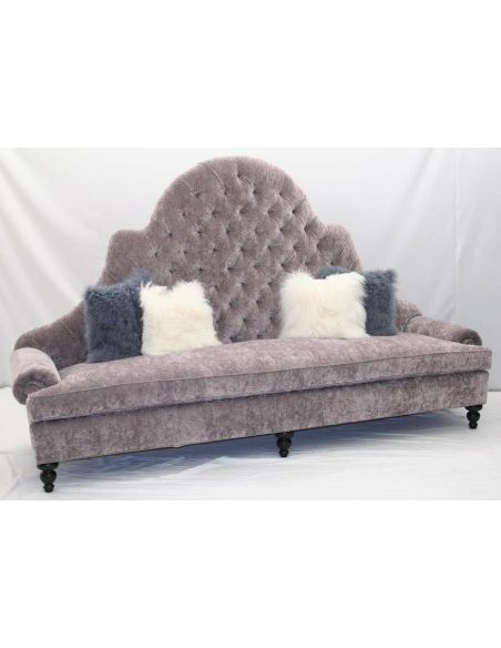Elegant Lavender Blush Sofa