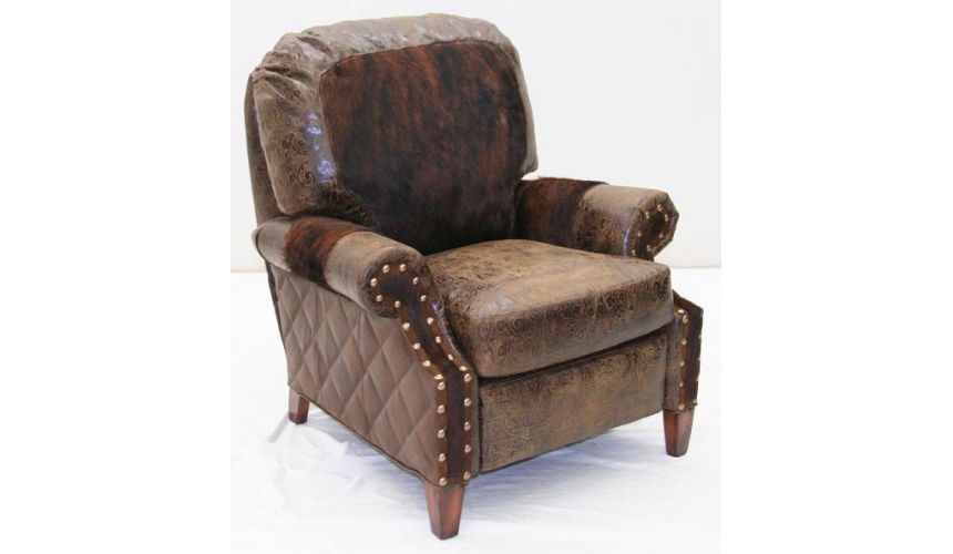 MOTION SEATING - Recliners, Swivels, Rockers American Made Upholstered Leather recliner