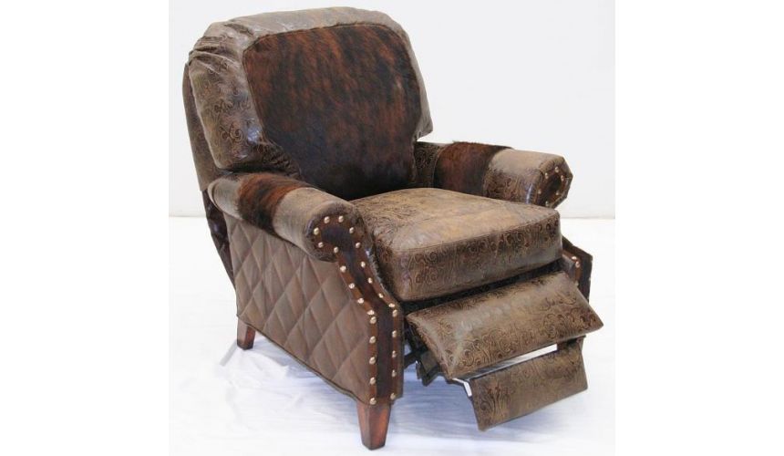 MOTION SEATING - Recliners, Swivels, Rockers American Made Upholstered Leather recliner