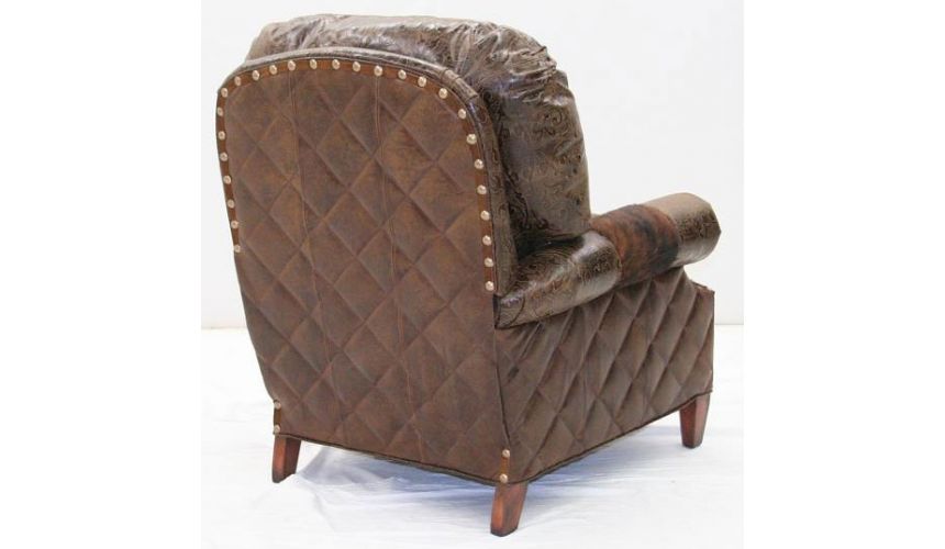 American Made Upholstered Leather Recliner, American Made Leather Recliners