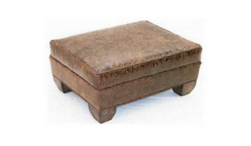 Luxury Leather & Upholstered Furniture Upholstered Leather Quality Ottomans-23