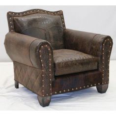 CHAIRS, Leather, Upholstered, Accent High Quality Luxury Leather Chair