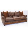 American-Made Comfortable Leather Sofa-58