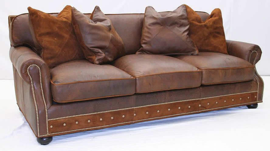 american made leather sofa