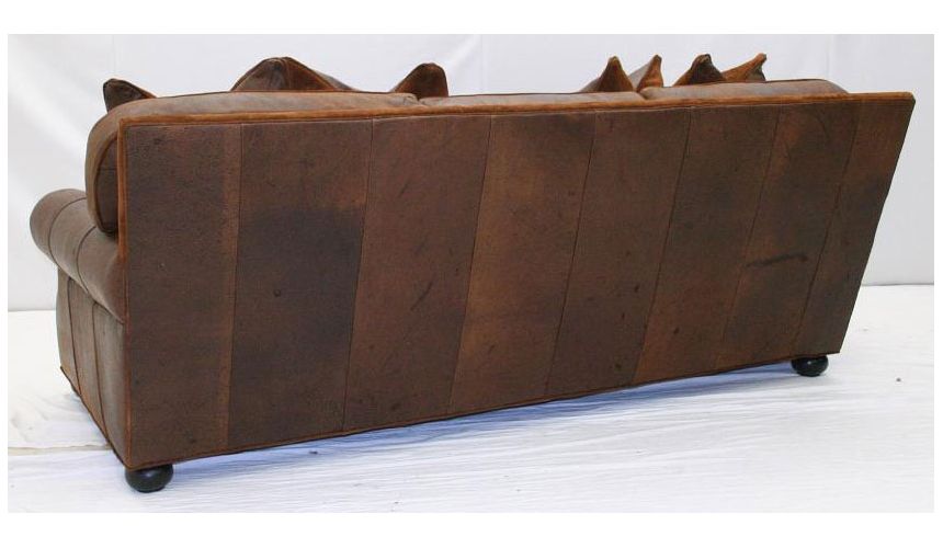 American-Made Comfortable Leather Sofa-58