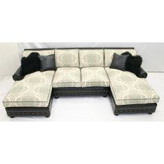 SECTIONALS - Leather & High End Upholstered Furniture Contemporary Windows of London Sofa Set 2