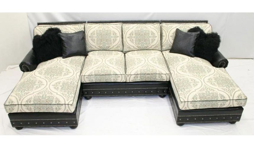 SECTIONALS - Leather & High End Upholstered Furniture Contemporary Windows of London Sofa Set