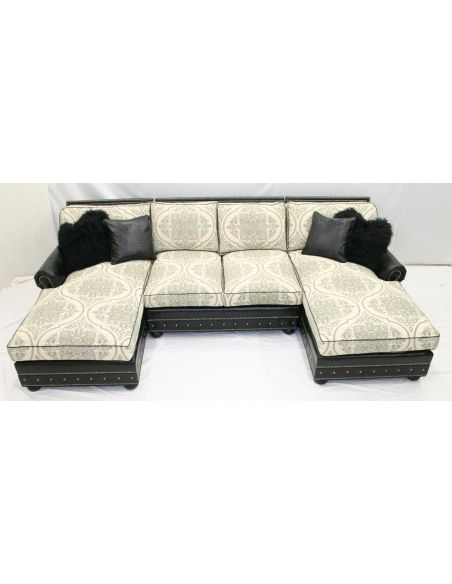 SECTIONALS - Leather & High End Upholstered Furniture Contemporary Windows of London Sofa Set