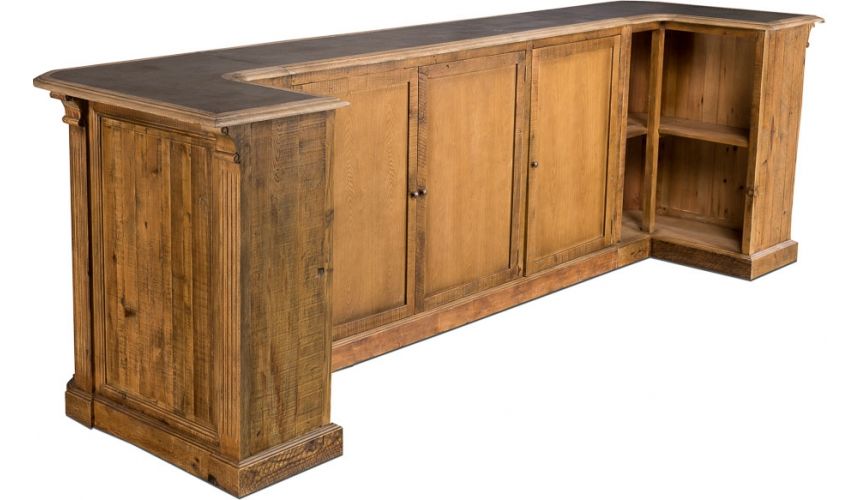 Home Bar Furniture Galvanized Top Bar Table