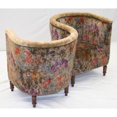 CHAIRS, Leather, Upholstered, Accent Luxurious Gardens of Europe Sofa Chair 2