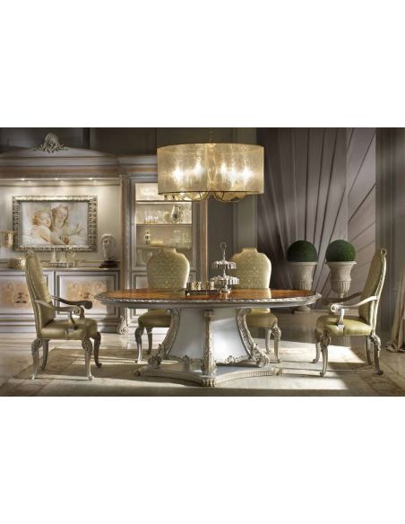 2 High end dining room table Italian furniture