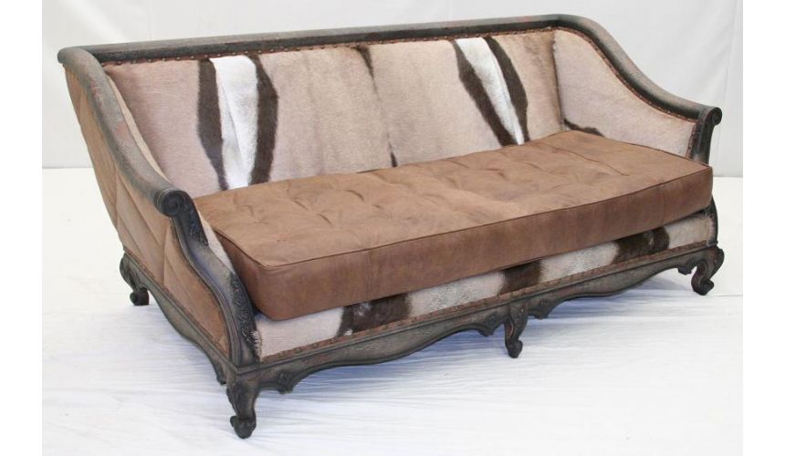 American Comfort Leather Sofa -1