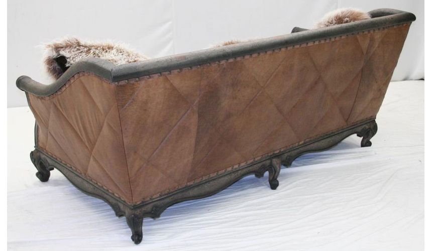 American Comfort Leather Sofa -1