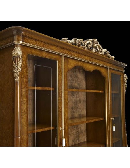 Bookcases Empire Style Two Door Bookcase
