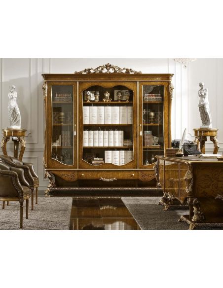 Bookcases Empire Style Two Door Bookcase