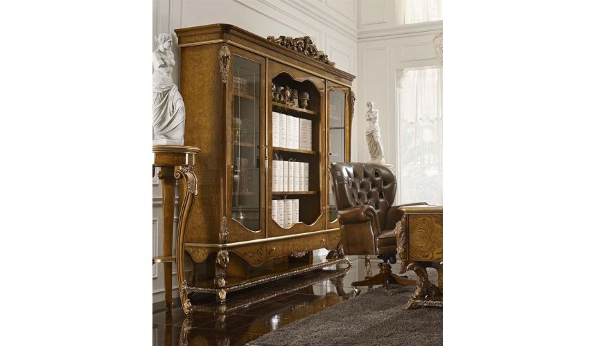 Bookcases Empire Style Two Door Bookcase