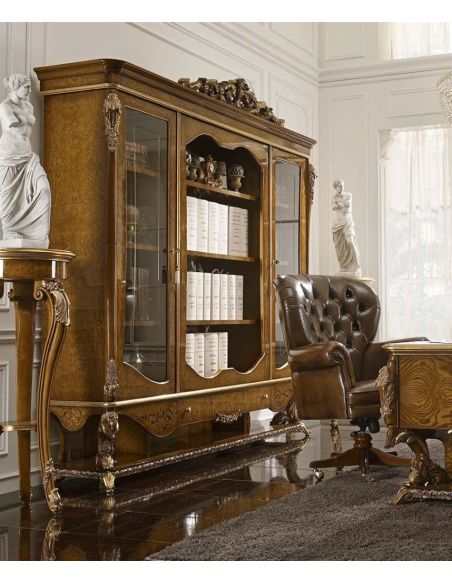 Bookcases Empire Style Two Door Bookcase
