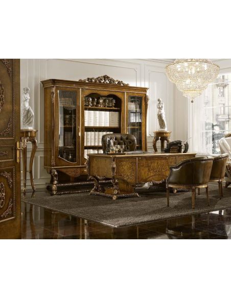Bookcases Empire Style Two Door Bookcase
