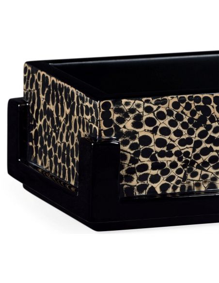Snake Skin Design Rectangular Pen Box