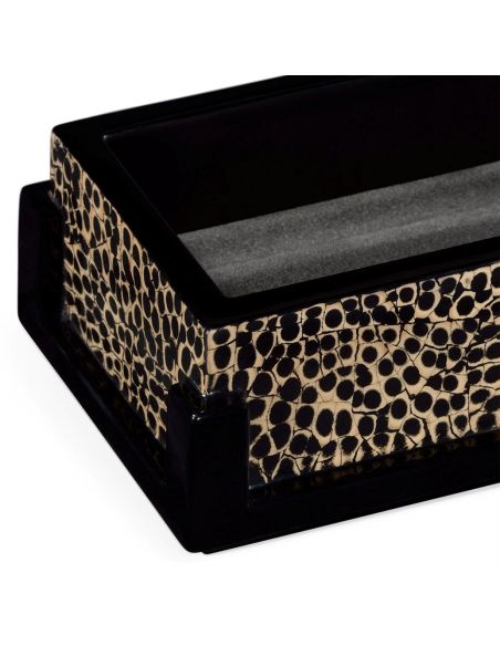 Snake Skin Design Rectangular Pen Box