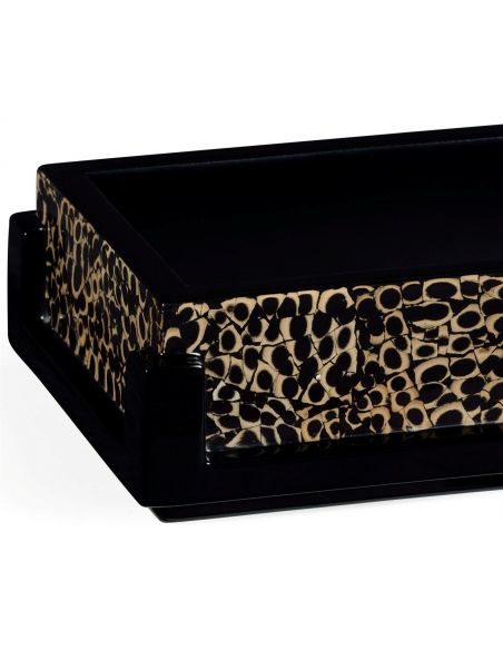 Snake Skin Design Rectangular Name Card Box