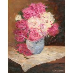 Original oil paintings, original art prints, French Peonies
