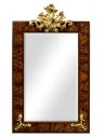 Mirrors, Screens, Decrative Pannels Antiqued Mahogany Rectangular Gilded Frame Mirror