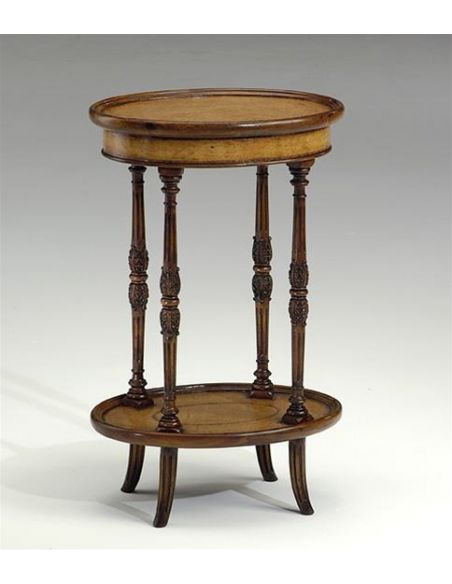 Oval-sidetable-leather-inlay