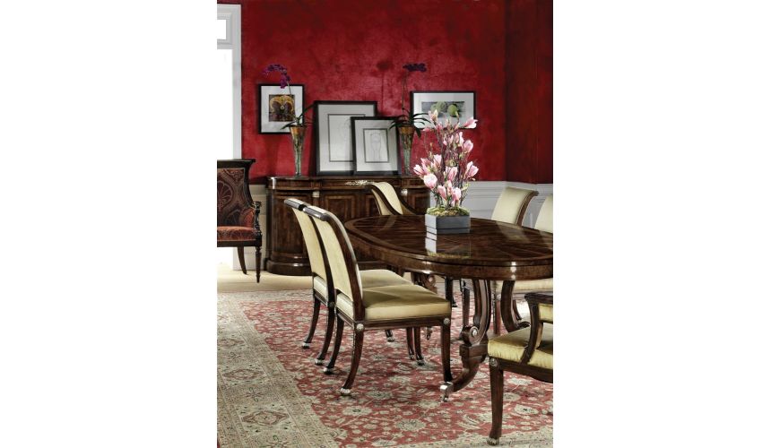 11 Oval top luxury dining furniture and furnishings. 225