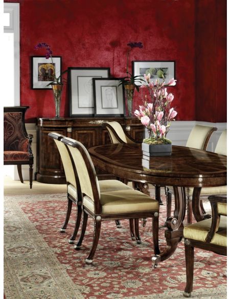 11 Oval top luxury dining furniture and furnishings. 225
