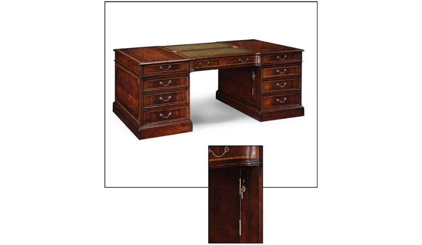 Large Executive Desk Mahogany - Furniture on Main