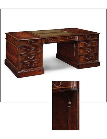 Executive Desks Office Furniture Mahogany True Partners Desk