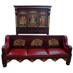 BEDS - Queen, King & California King Sizes Peruvian style religious artwork bed 2