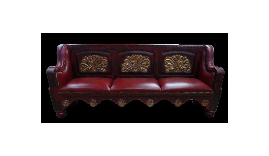 BEDS - Queen, King & California King Sizes Peruvian style religious artwork bed