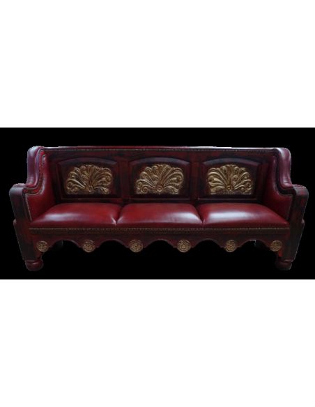 BEDS - Queen, King & California King Sizes Peruvian style religious artwork bed