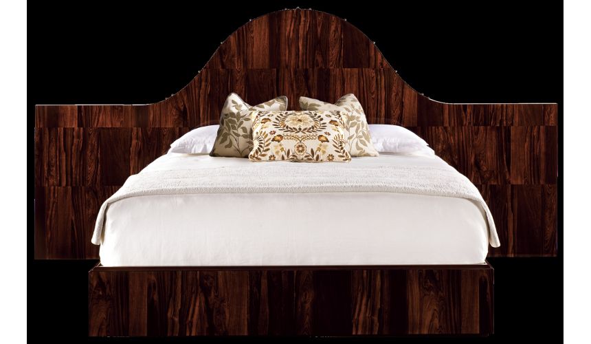 Platform bed, extending head board. 405