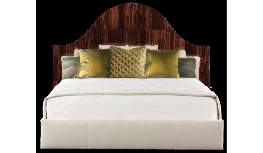 Platform bed, extending head board. 405