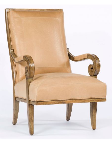 Living Room Comfortable Leather Chair-72
