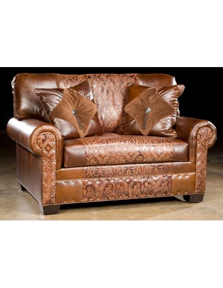 American Made Small Leather Sofa-40