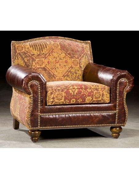 High Quality Antique Leather Chair-67