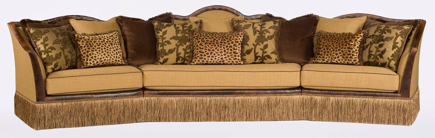 Luxury Leather & Upholstered Furniture Large Upholstered Leather Sofa