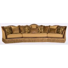 Luxury Leather & Upholstered Furniture Large Upholstered Leather Sofa 2
