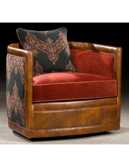 Luxury Upholstered and Leather Chair-02