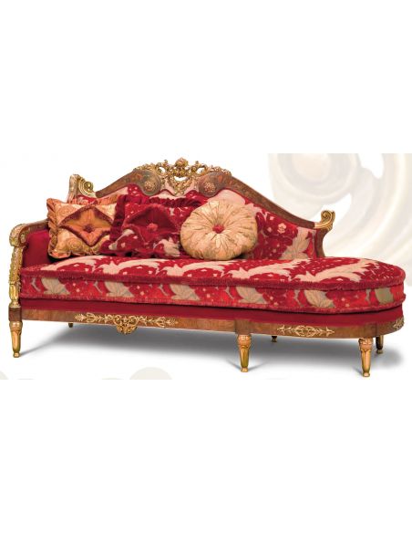 Chaise High Style Luxury Furniture. Ravishing Red