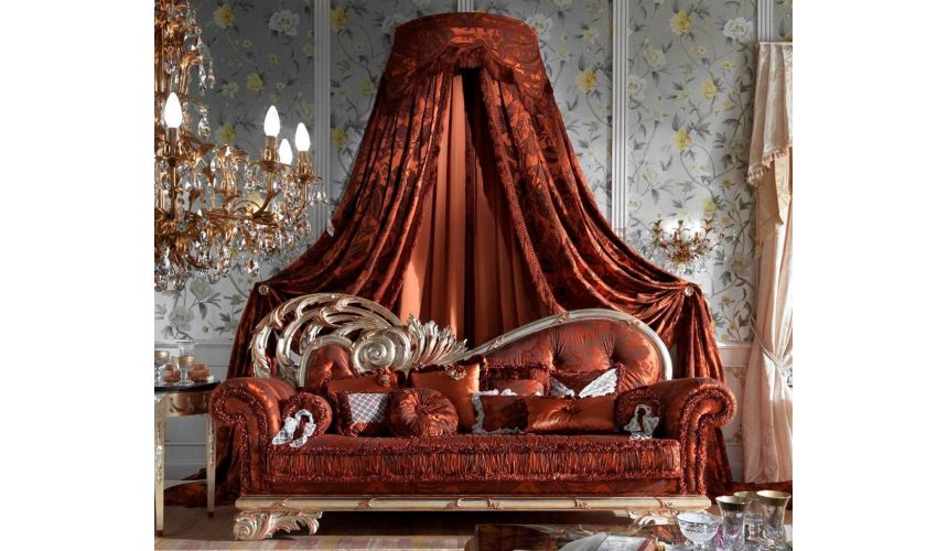 Furniture Masterpieces High Style Luxury Sofa. Ravishing Red