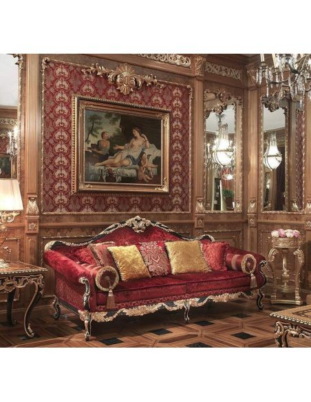 Luxury Leather & Upholstered Furniture 1 Empire style high end sofa.