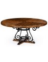 Dining Chairs Round centre or dining table. planked top, rustic finish. 91